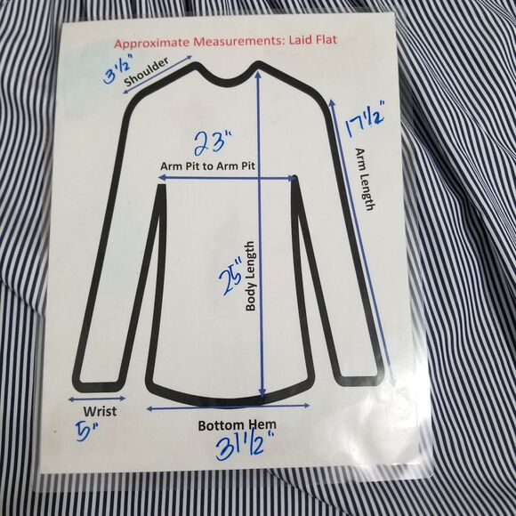 French Kiss Stripe Off the Shoulder Oversized Top M/L - Picture 11 of 12